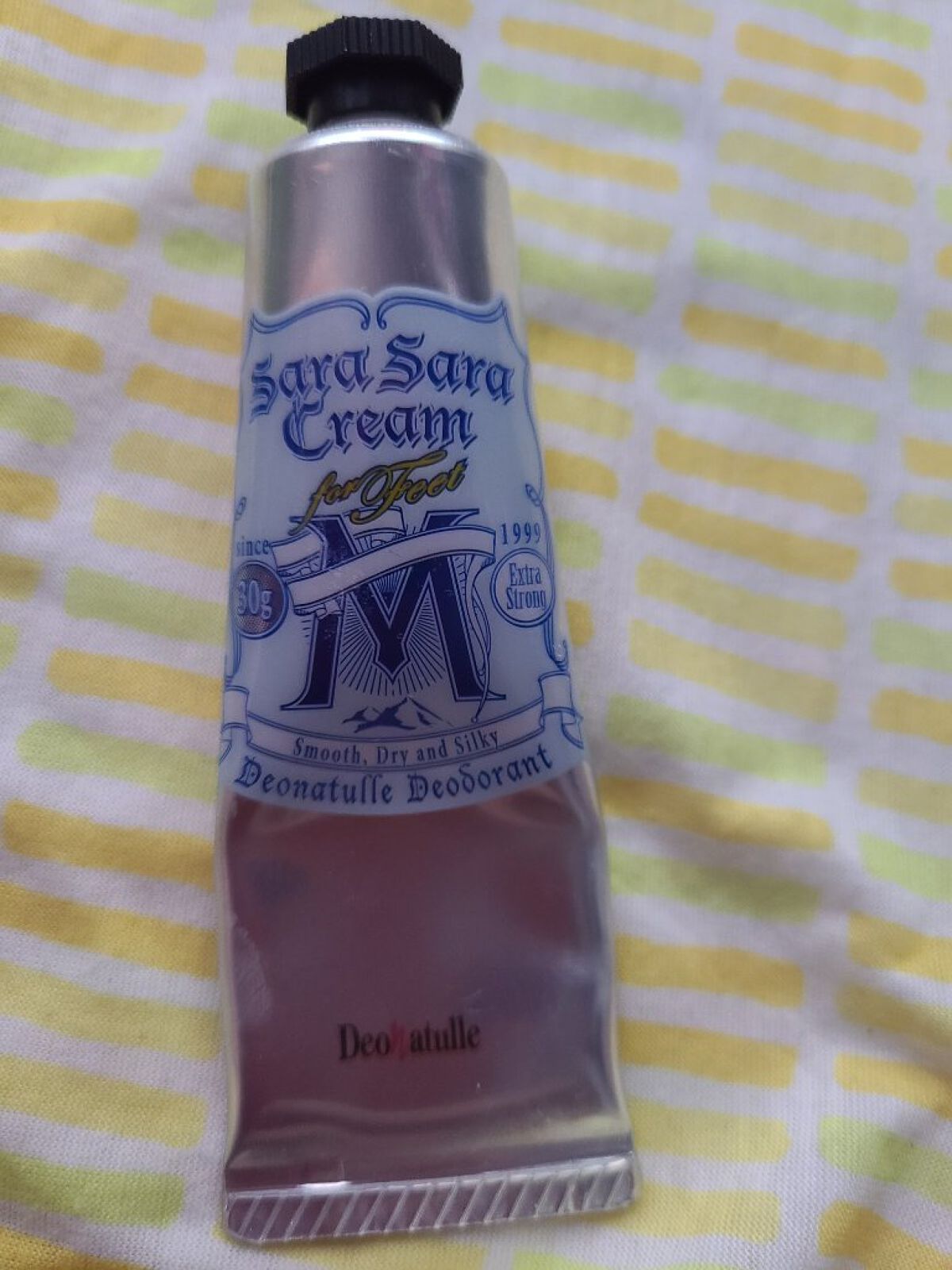 薬用男足指さらさらクリーム/デオナチュレ/デオドラント・制汗剤を使ったクチコミ（1枚目）