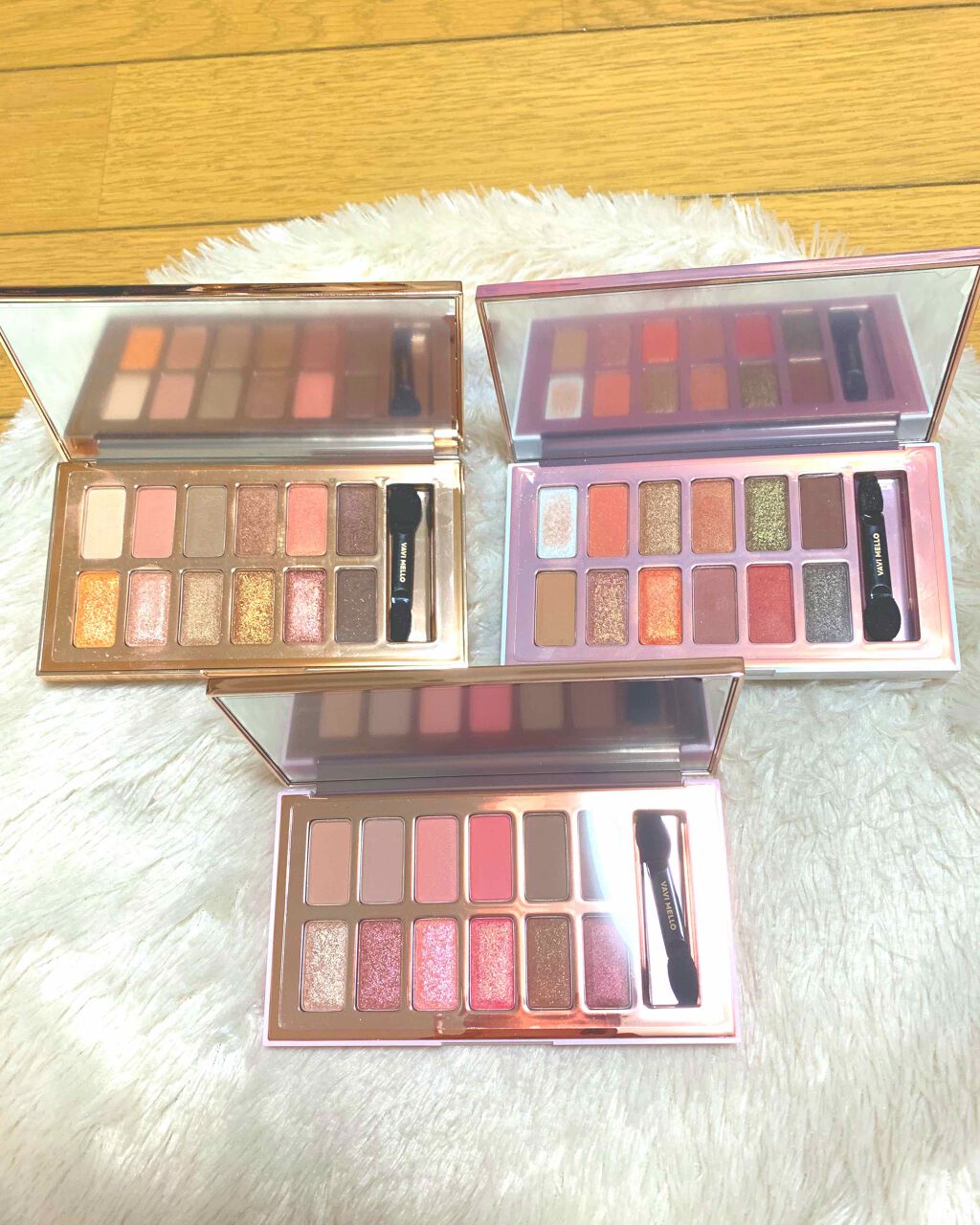 バレンタインボックス/VAVI MELLO/アイシャドウパレットを使ったクチコミ(2枚目)