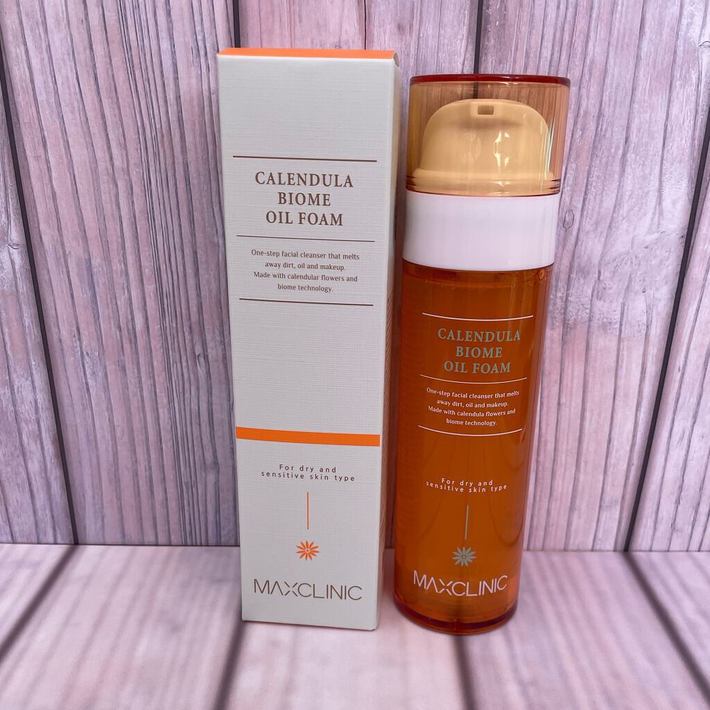 カレンデュラ バイオーム オイルフォーム/MAXCLINIC/オイルクレンジングを使ったクチコミ（2枚目）