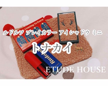 ルドルフ プレイカラー アイシャドウミニ トナカイ/ETUDE/アイシャドウパレットを使ったクチコミ（1枚目）