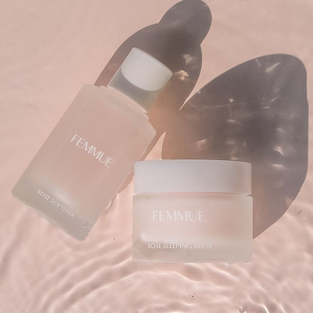ローズウォーター スリーピングマスク/FEMMUE/フェイスクリームを使ったクチコミ（1枚目）