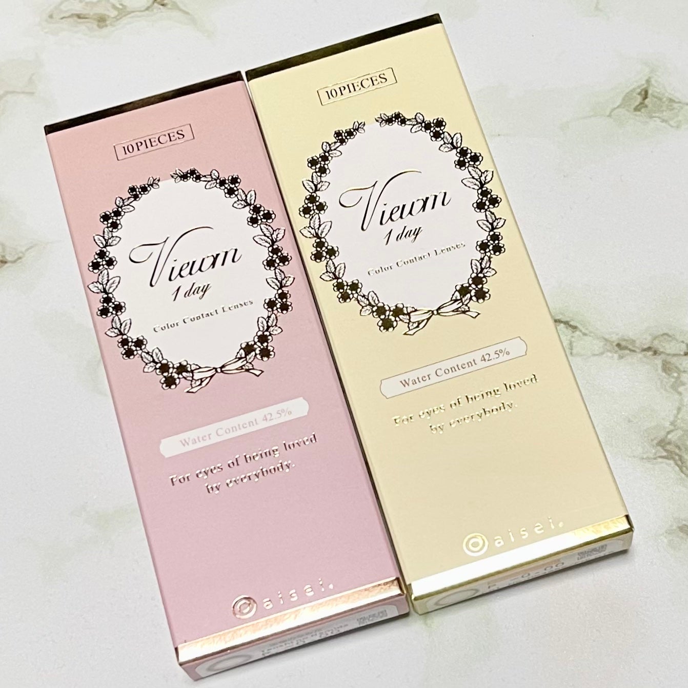 Viewm 1day2箱+オリジナルポーチ+オリジナルコンタクトレンズ収納ケースセット/ビューム/ワンデー(1DAY)カラコンを使ったクチコミ(2枚目)