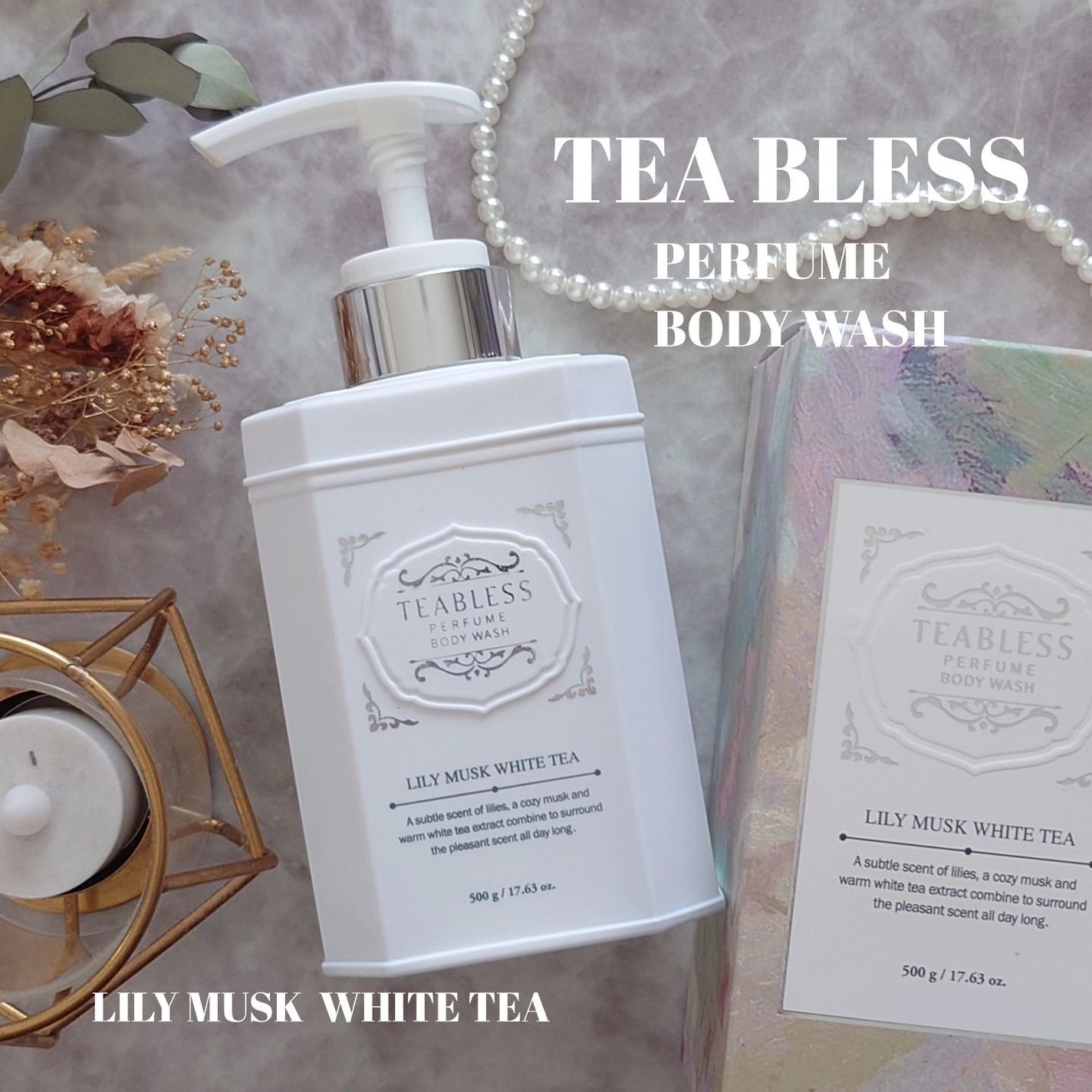 パフュームボディローション リリィムスクホワイトティー/TEABLESS/ボディローションを使ったクチコミ(1枚目)