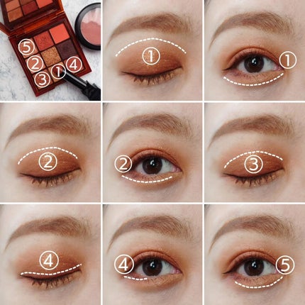 BROWN obsessions/Huda Beauty/アイシャドウパレットを使ったクチコミ(4枚目)