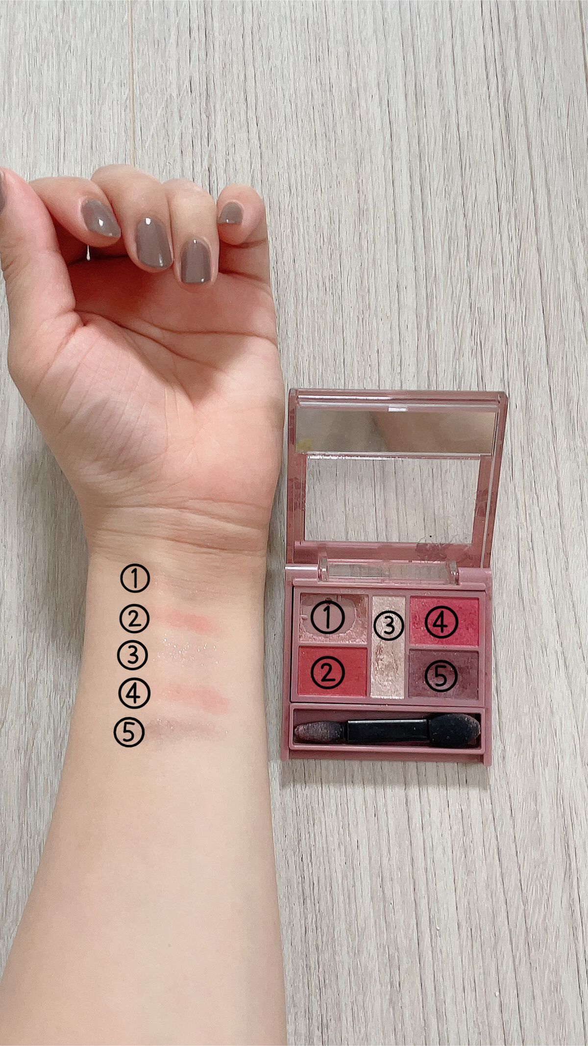 パーフェクトスタイリストアイズ/キャンメイク/アイシャドウパレットを使ったクチコミ(2枚目)