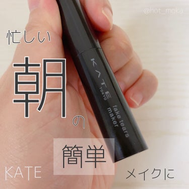 フェイクティアーズメイカー/KATE/ペンシルアイライナーを使ったクチコミ（1枚目）