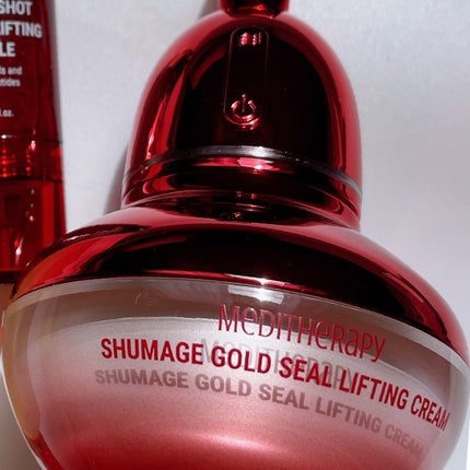 シューマジゴールド糸リフティングクリーム+EMS美顔器/MEDITHERAPY/フェイスクリームを使ったクチコミ(1枚目)