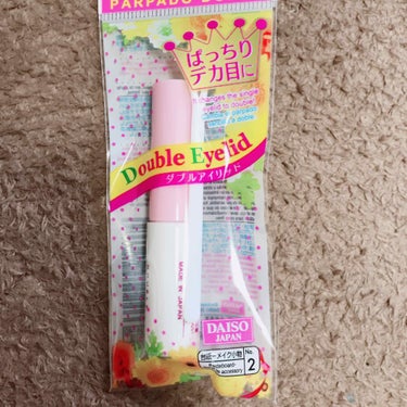 DAISO ダブルアイリッドのクチコミ「【ダイソーのアイプチのり】

普段アイプチはテープタイプを使っているのですが、ダイソーにのりタ.....」（1枚目）