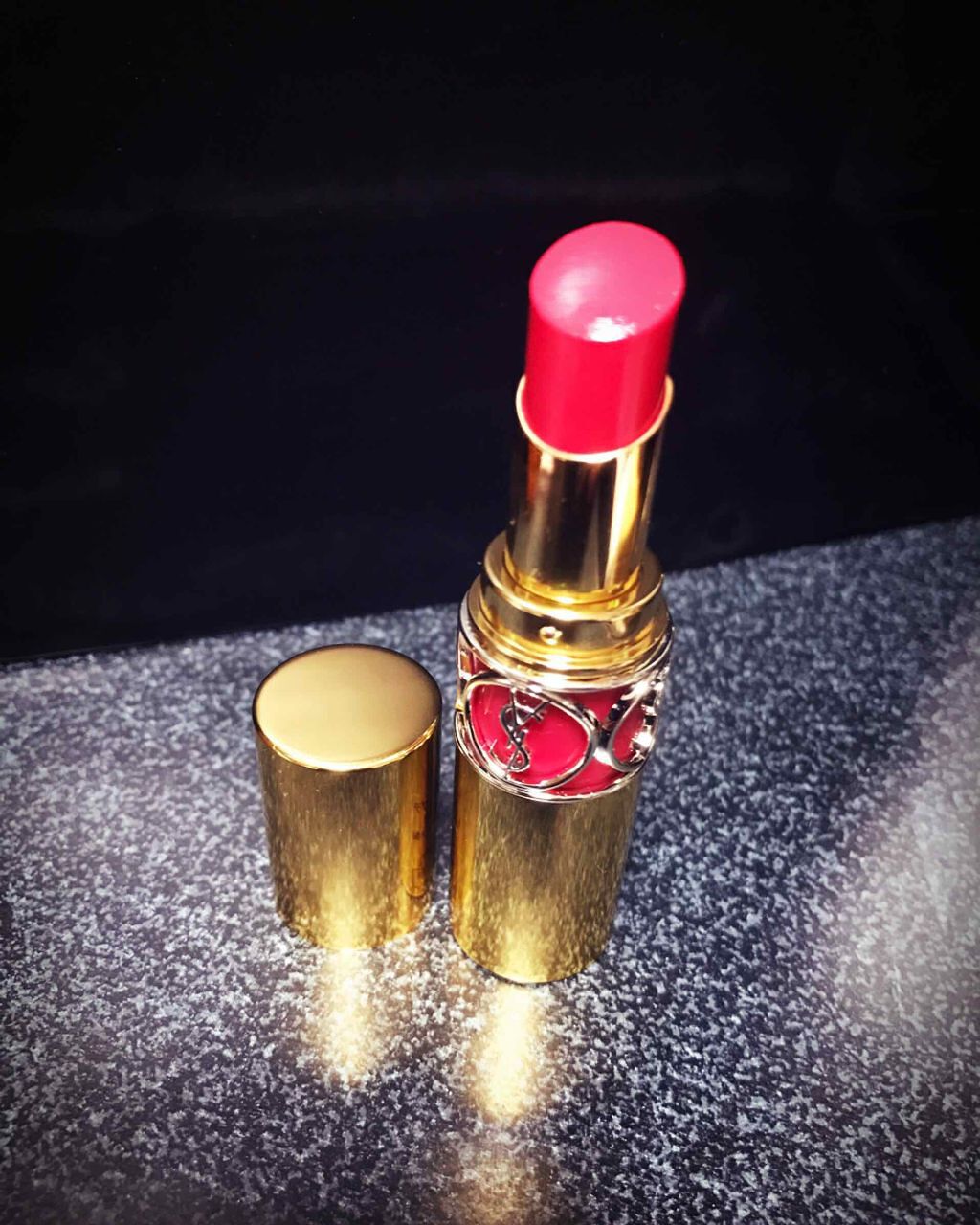 ルージュ ヴォリュプテ シャイン/YVES SAINT LAURENT BEAUTE/口紅を使ったクチコミ（1枚目）
