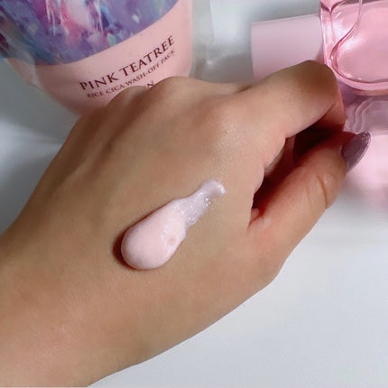 ピンクティーツリーライスシカウォッシュオフパック/APLIN/洗い流すパック・マスクを使ったクチコミ(3枚目)