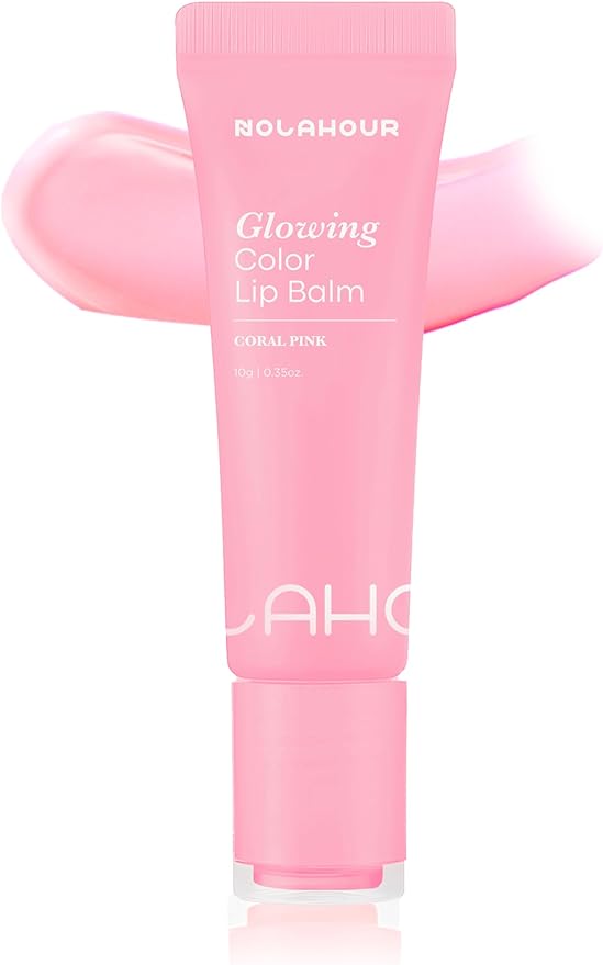 グロウイングカラーリップバーム コーラルピンク
