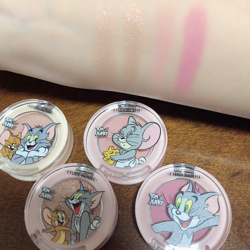 ラッキーフレンズ ルックアット マイアイカフェ/ETUDE/単色アイシャドウを使ったクチコミ（2枚目）