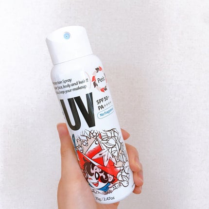 ビベッケの全身まるごとサラサラUVスプレー SPF50+ PA++++ 無香料/クイックレスポンス/日焼け止めミスト・スプレーを使ったクチコミ(1枚目)