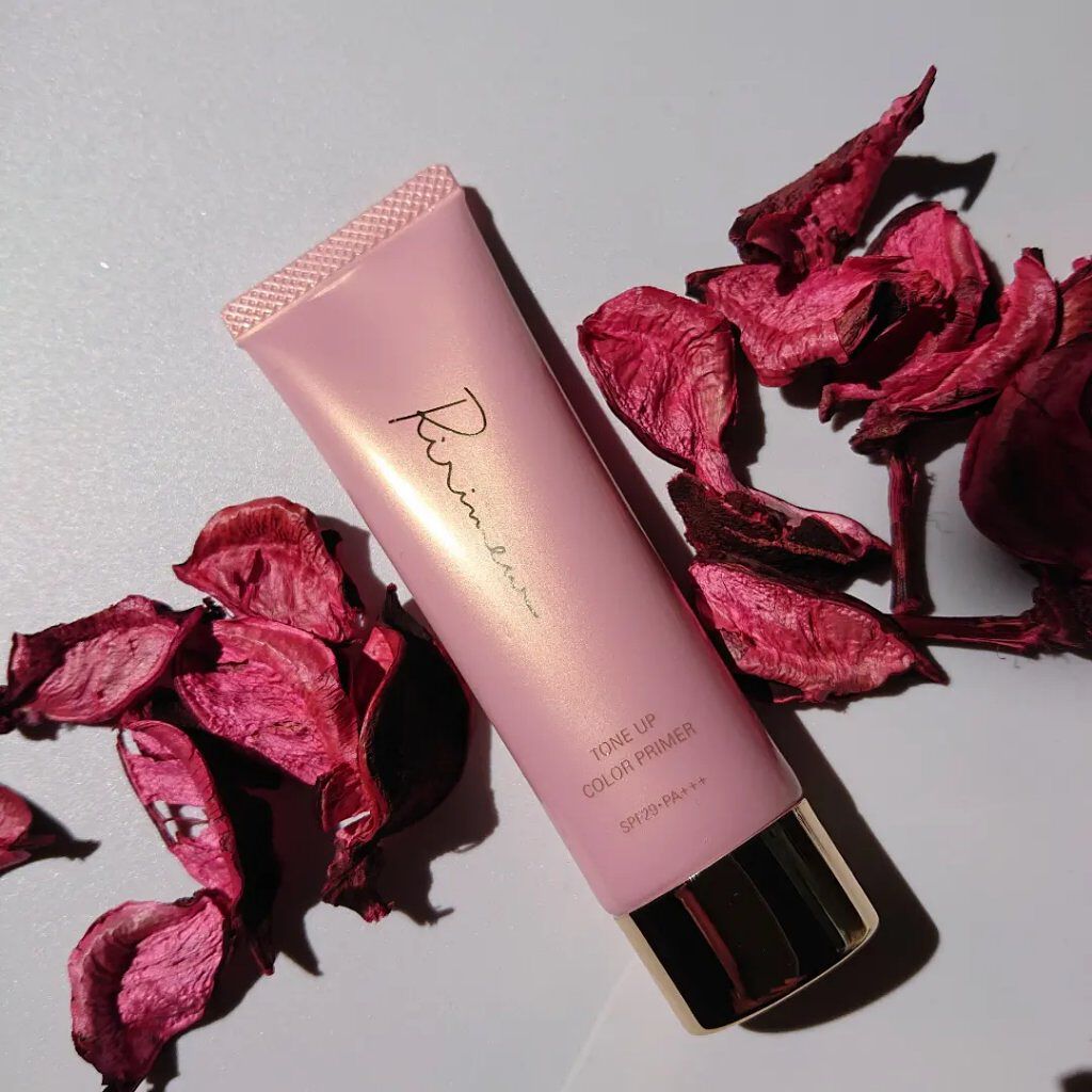 トーンアップカラープライマー  パールピンク/Ririmew/化粧下地を使ったクチコミ（2枚目）