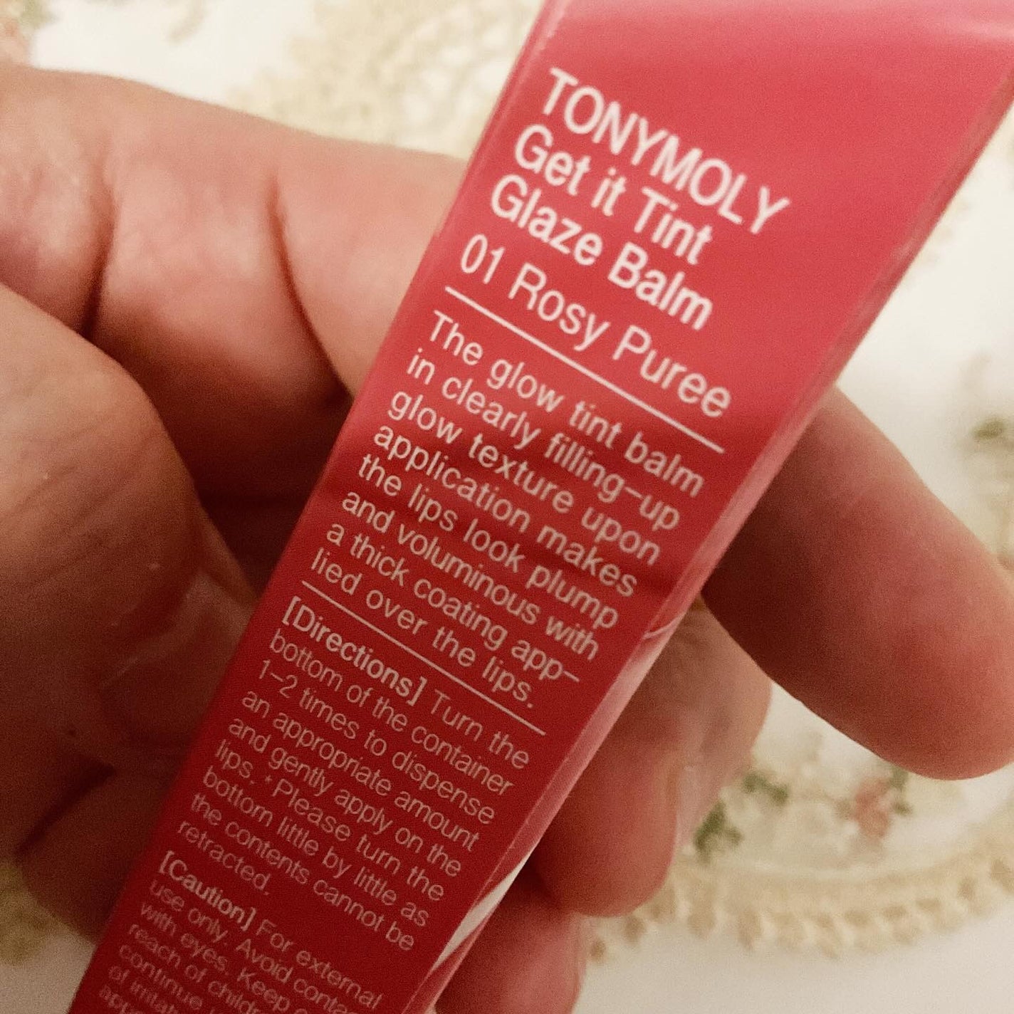 ゲットイットティントグレーズバーム/TONYMOLY/リップティントを使ったクチコミ(3枚目)