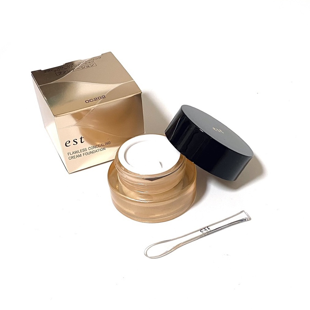 エスト フローレス コンシーリング クリームファンデーション/est/クリーム・エマルジョンファンデーションを使ったクチコミ（2枚目）