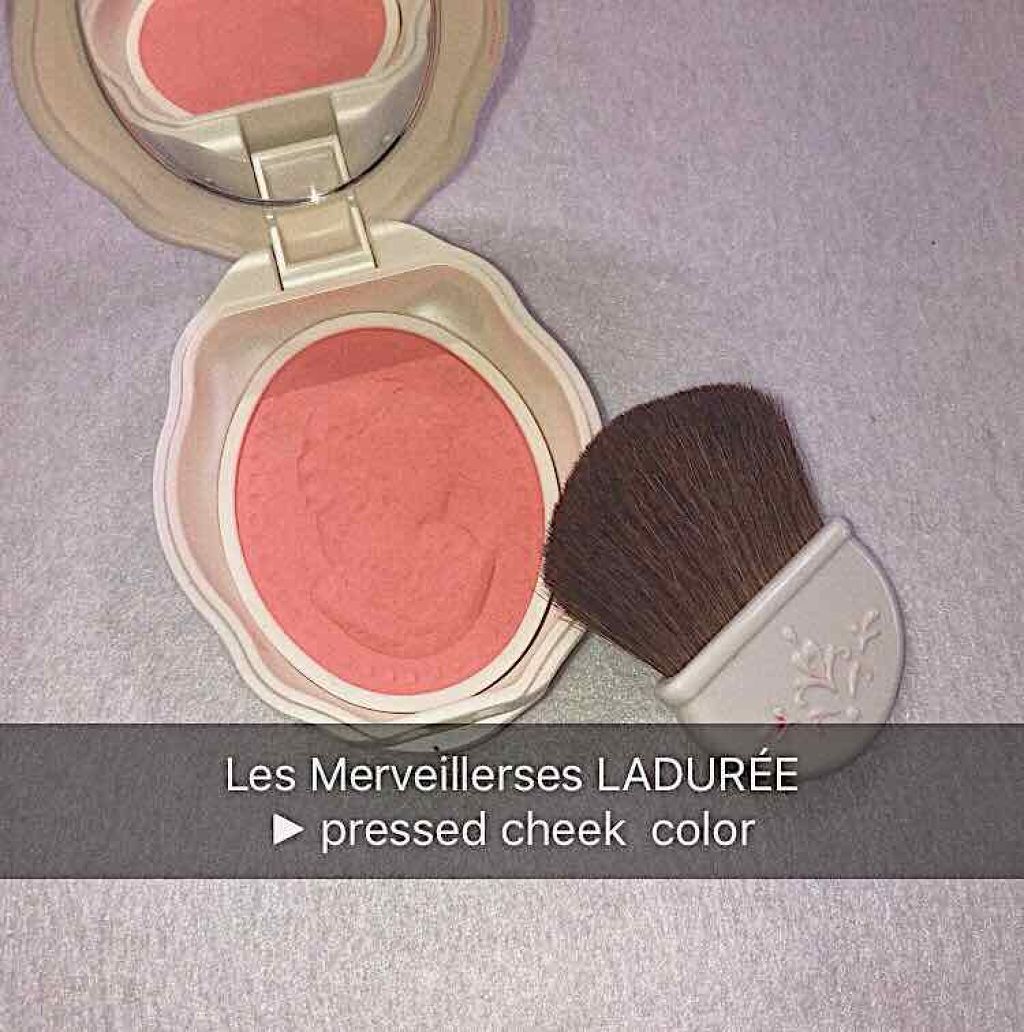 プレスト チークカラー N/レ・メルヴェイユーズ ラデュレ/パウダーチークを使ったクチコミ(1枚目)