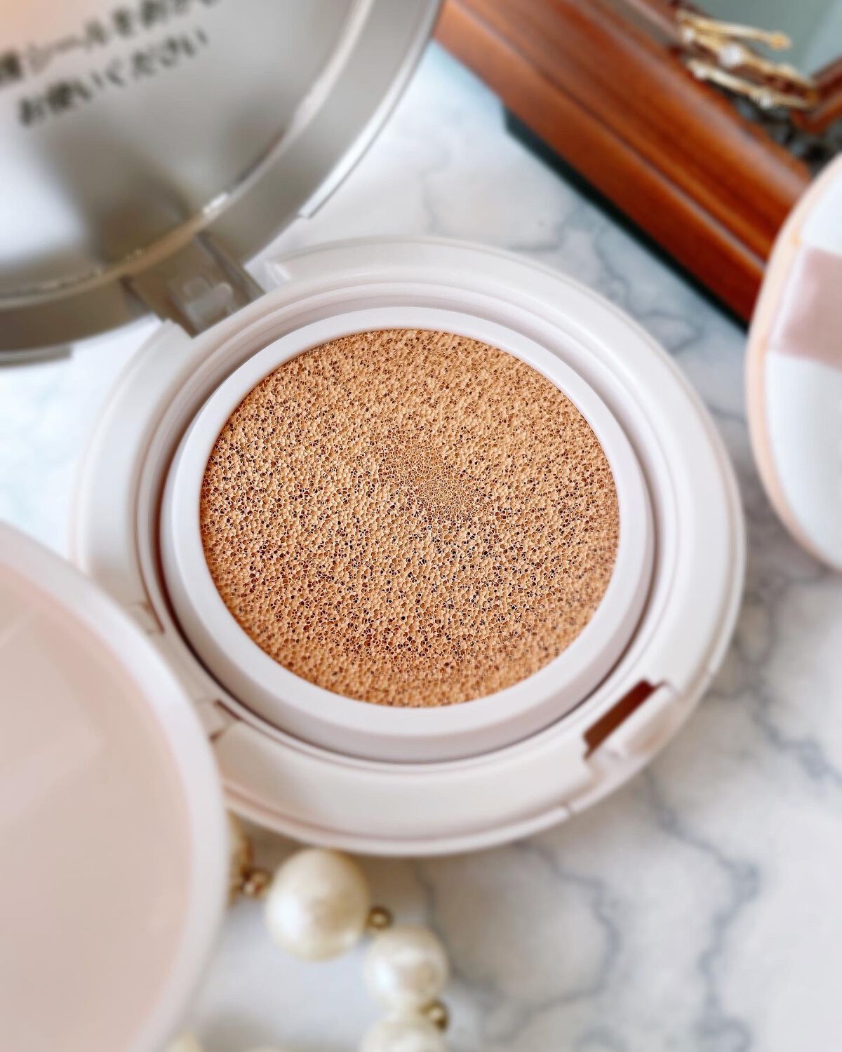 リンクルホワイトクッションファンデーション/コラリッチ/クッションファンデーションを使ったクチコミ(6枚目)