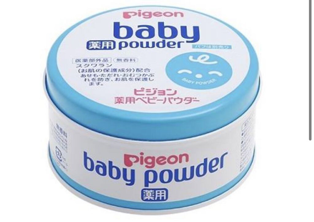 薬用ベビーパウダー/ピジョン/ボディパウダーを使ったクチコミ（3枚目）