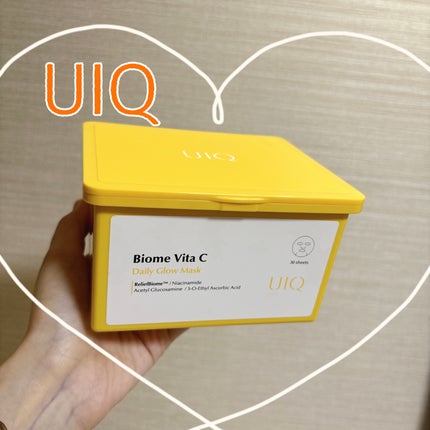 バイオームビタCグローデイリーシートマスク/UIQ/シートマスク・パックを使ったクチコミ(1枚目)