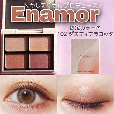 ニュアンスカラーアイズ 102 ダスティテラコッタ/Enamor/アイシャドウパレットを使ったクチコミ（1枚目）