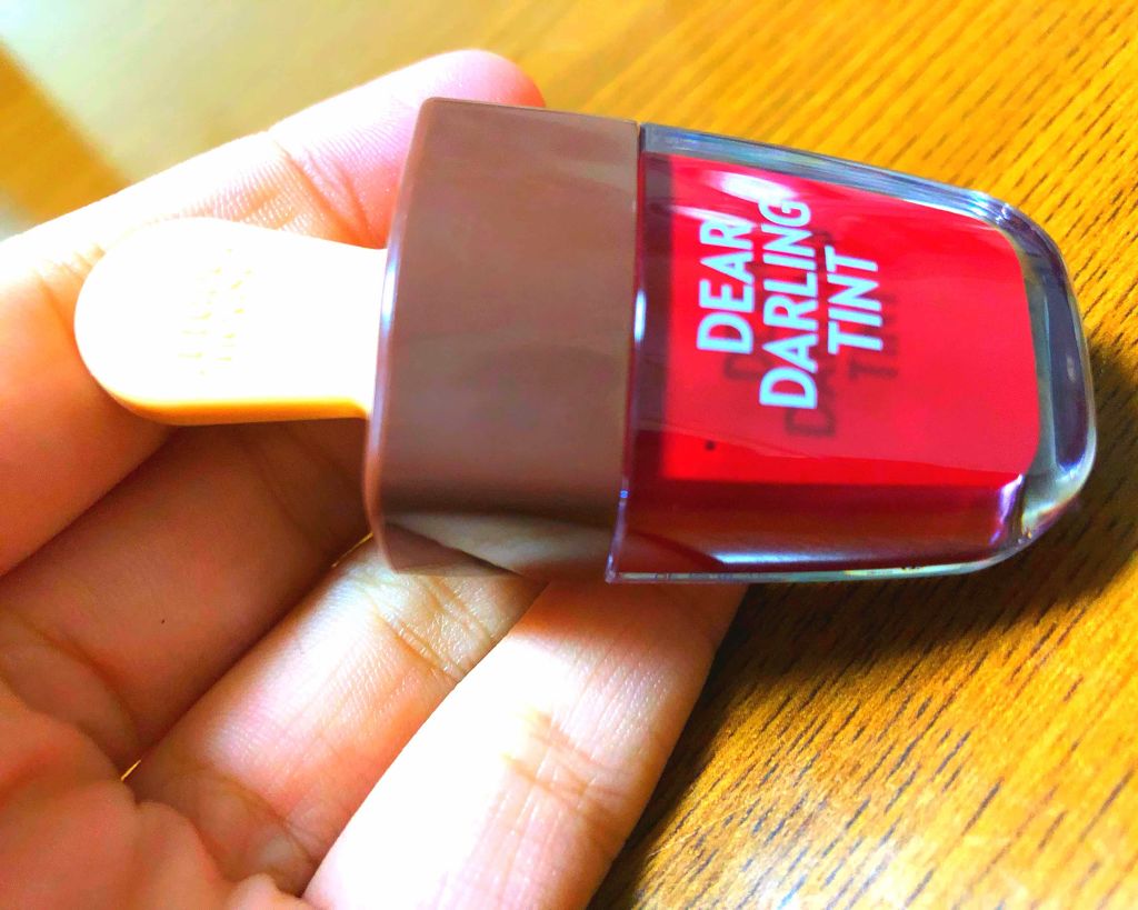 ディアダーリン ウォータージェルティント (アイスティント)/ETUDE/口紅を使ったクチコミ(2枚目)