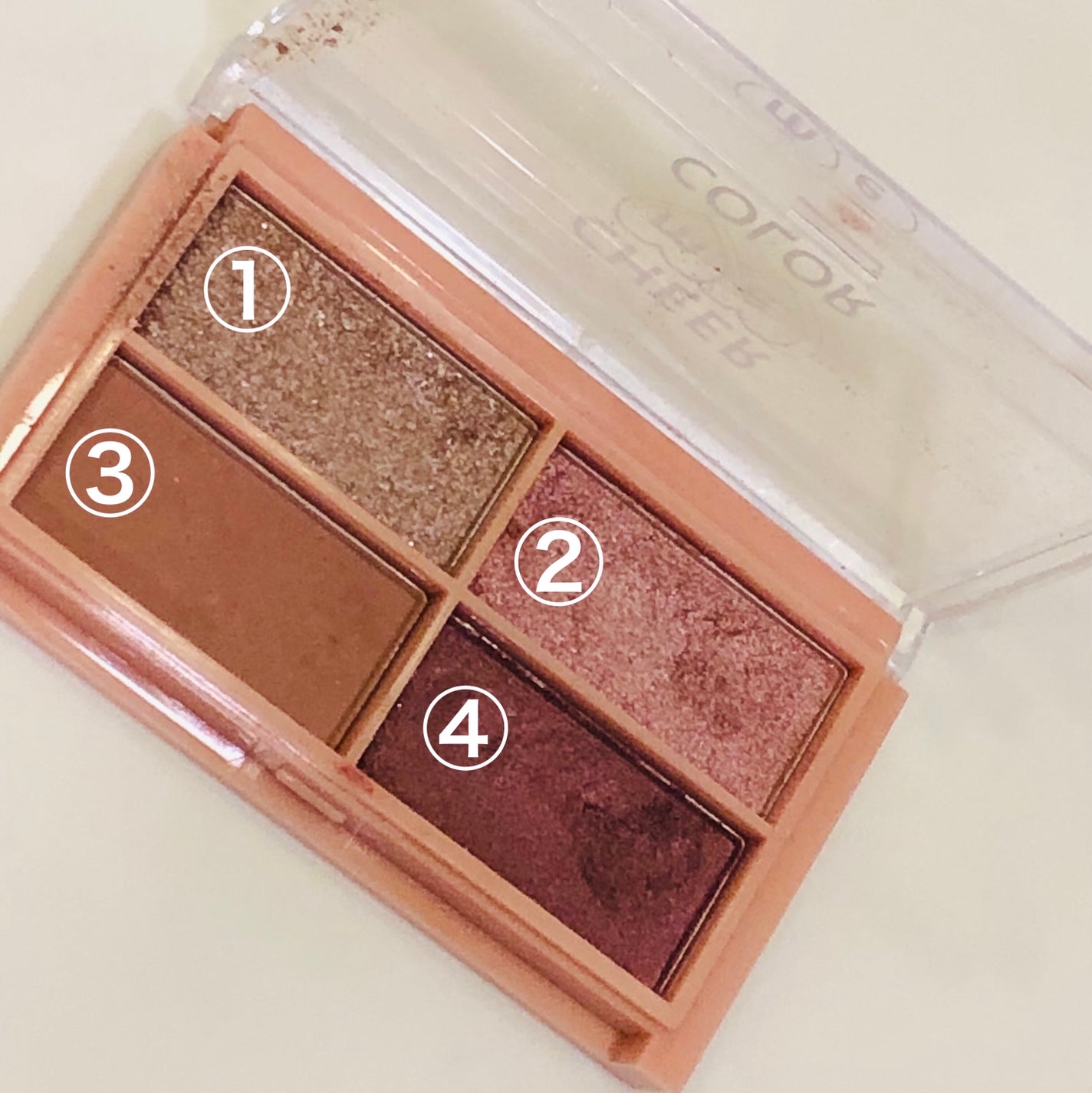 もものもものもものうち on LIPS 「✨セリア CHEERmeCOLOR✨✨色味・個人的な感想✨①ピ..」(2枚目)