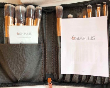 SIXPLUS エレガンスシリーズ ホワイトパール メイクブラシ11本セット/SIXPLUS/メイクブラシを使ったクチコミ（2枚目）