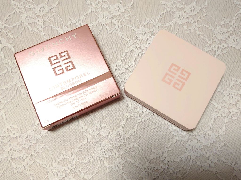 ランタンポレル ブロッサム クリーム コンパクト/GIVENCHY/化粧下地を使ったクチコミ(4枚目)
