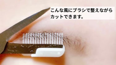 コーム付き3D眉はさみ/ロージーローザ/その他化粧小物を使ったクチコミ（4枚目）