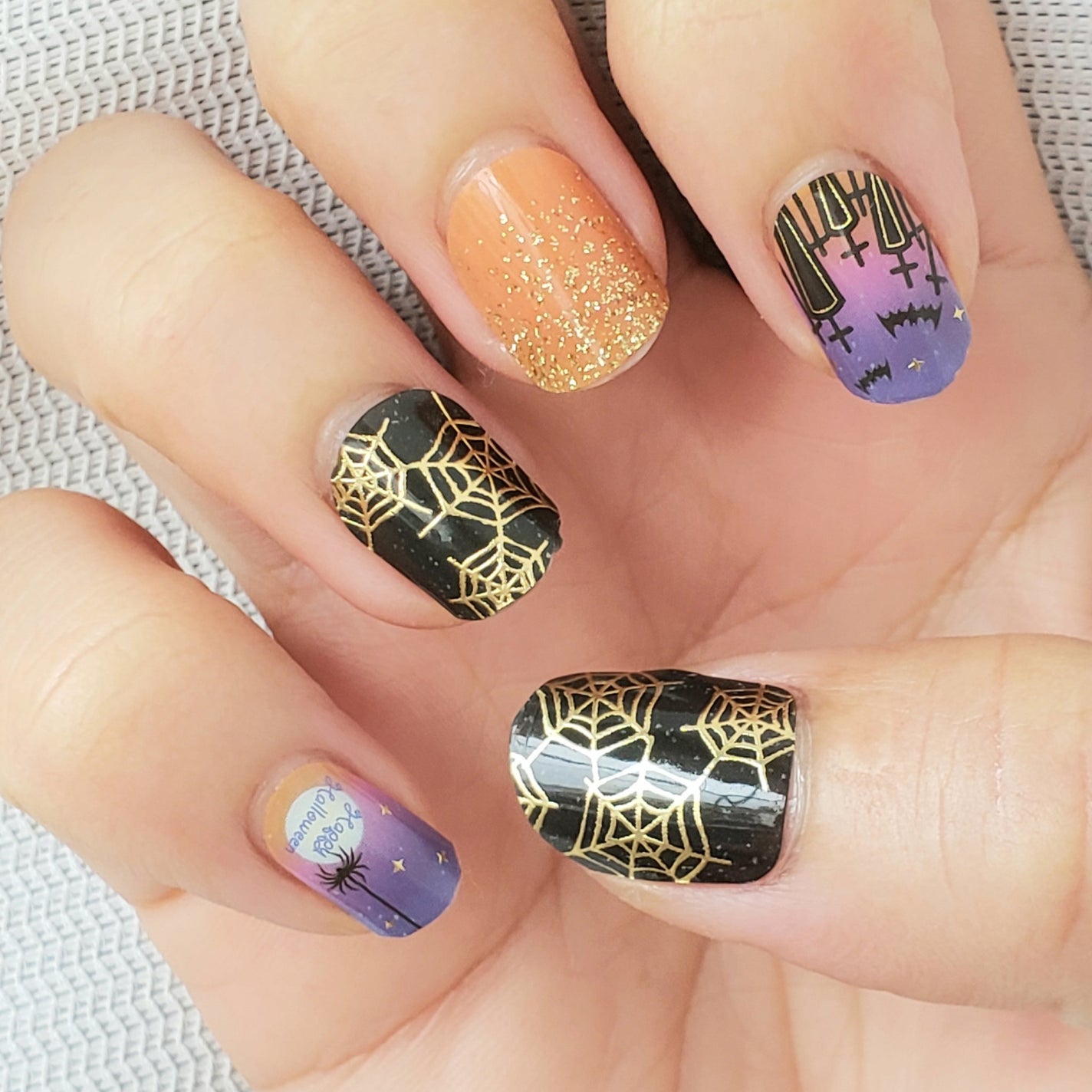 貼るジェルネイル/セリア/ネイルシールを使ったクチコミ(3枚目)