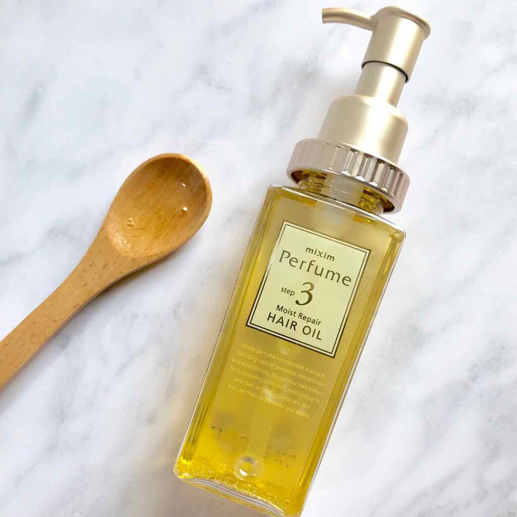 モイストリペア ヘアオイル/mixim Perfume/ヘアオイルを使ったクチコミ（1枚目）