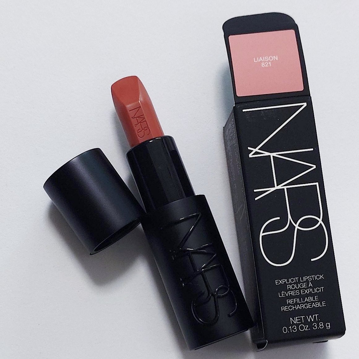 エクスプリシット リップスティック 821 LIAISON/NARS/口紅を使ったクチコミ（2枚目）
