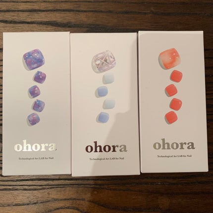 セミキュアジェルネイル(ペディキュア)/ohora/ネイルシールを使ったクチコミ(1枚目)