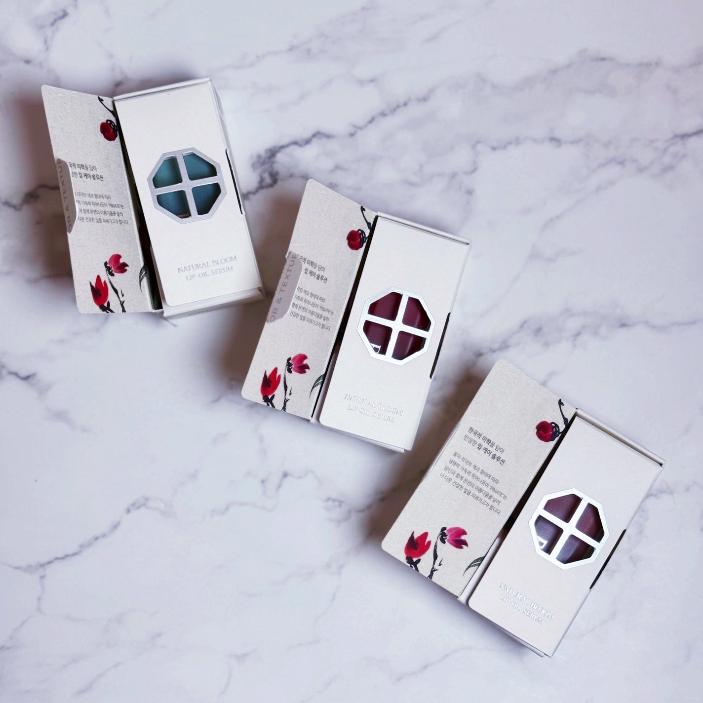 ナチュラルブルームリップオイルセラム 3色セット/PINATE/リップグロスを使ったクチコミ(3枚目)