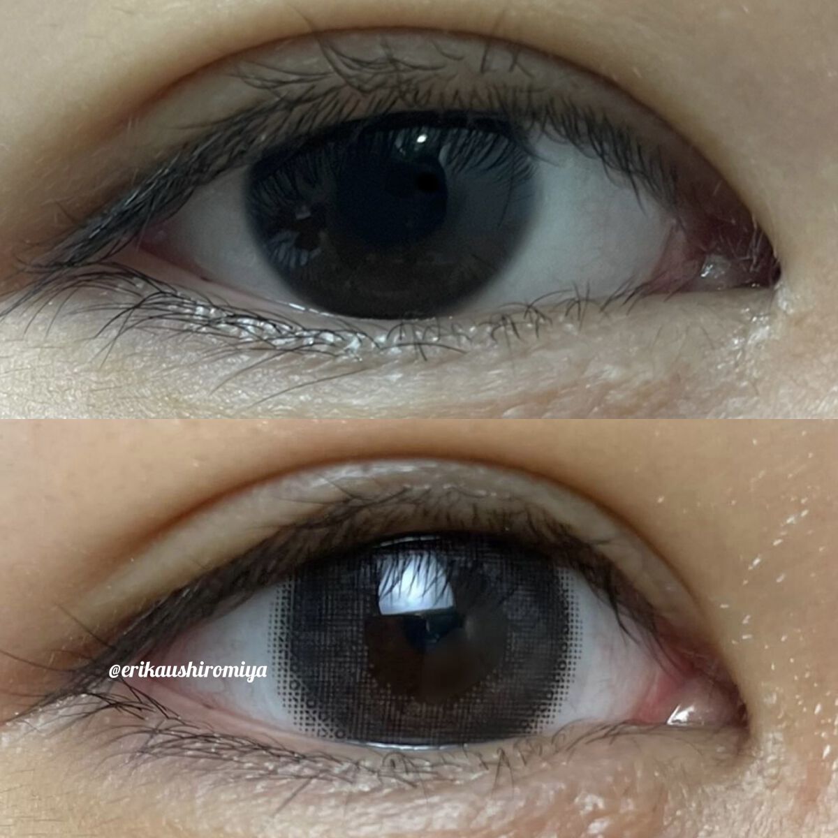 エバーカラーワンデーナチュラル モイストレーベルUV/エバーカラー/ワンデー（１DAY）カラコンを使ったクチコミ（2枚目）