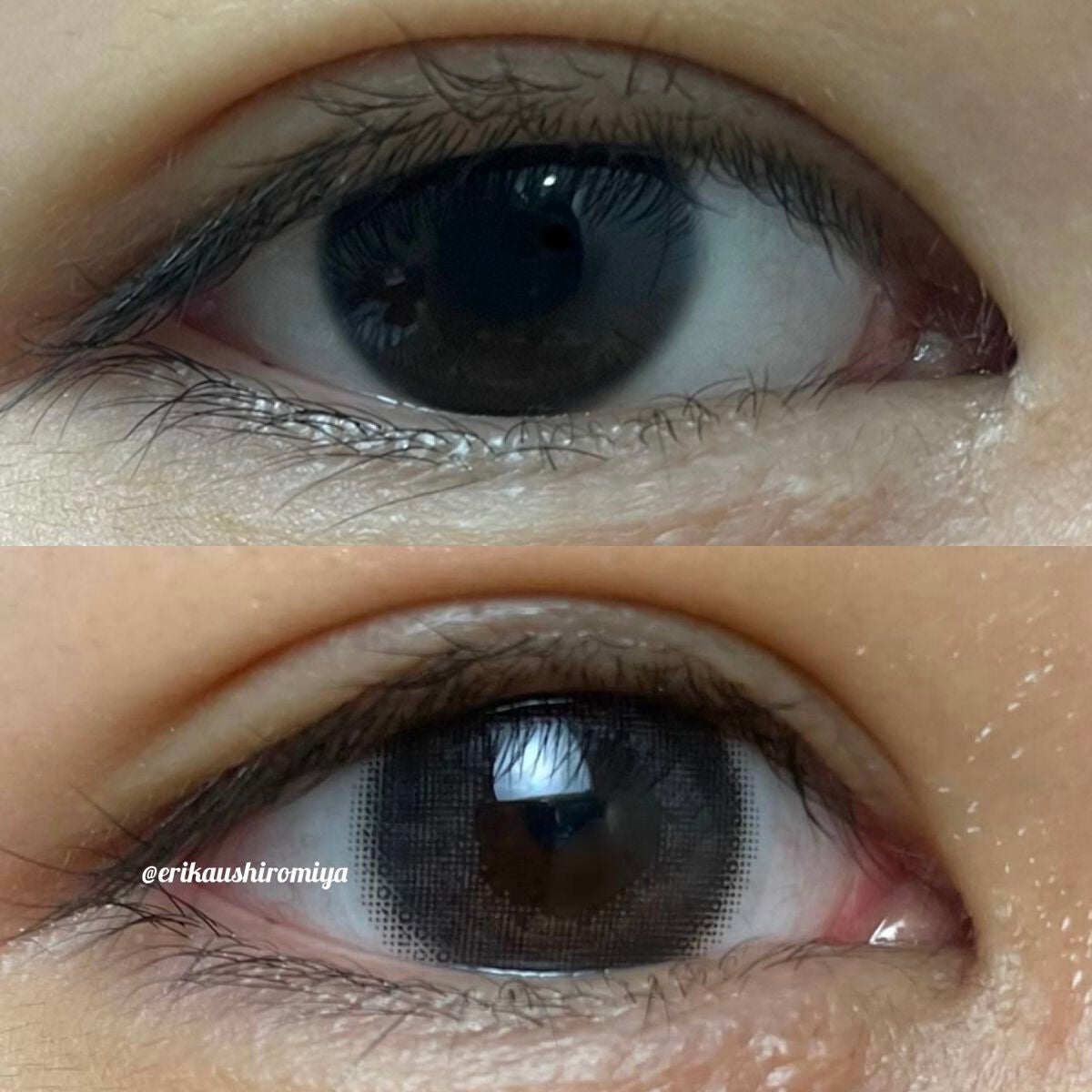 エバーカラーワンデーナチュラル モイストレーベルUV/エバーカラー/ワンデー(1DAY)カラコンを使ったクチコミ(2枚目)