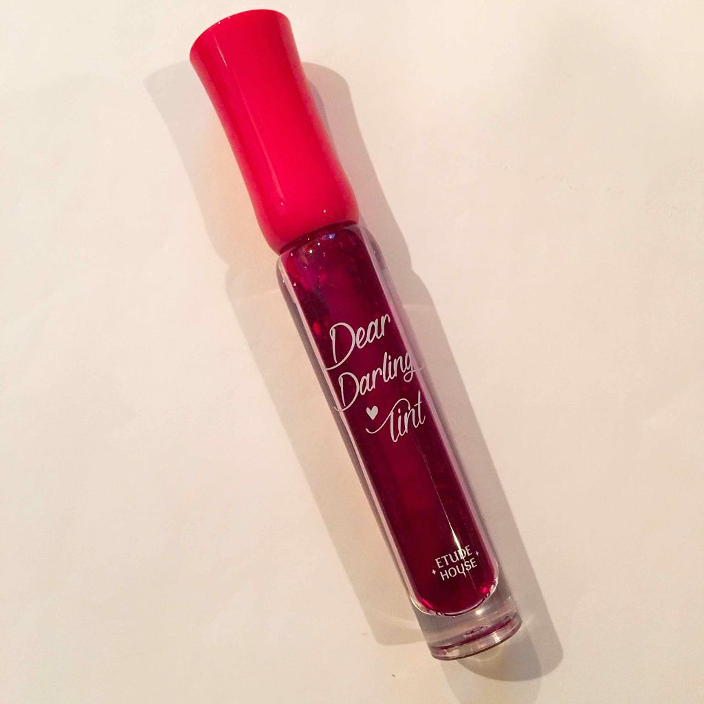 ディアダーリン ウォータージェルティント PK002(プラム)/ETUDE/リップティントを使ったクチコミ（1枚目）