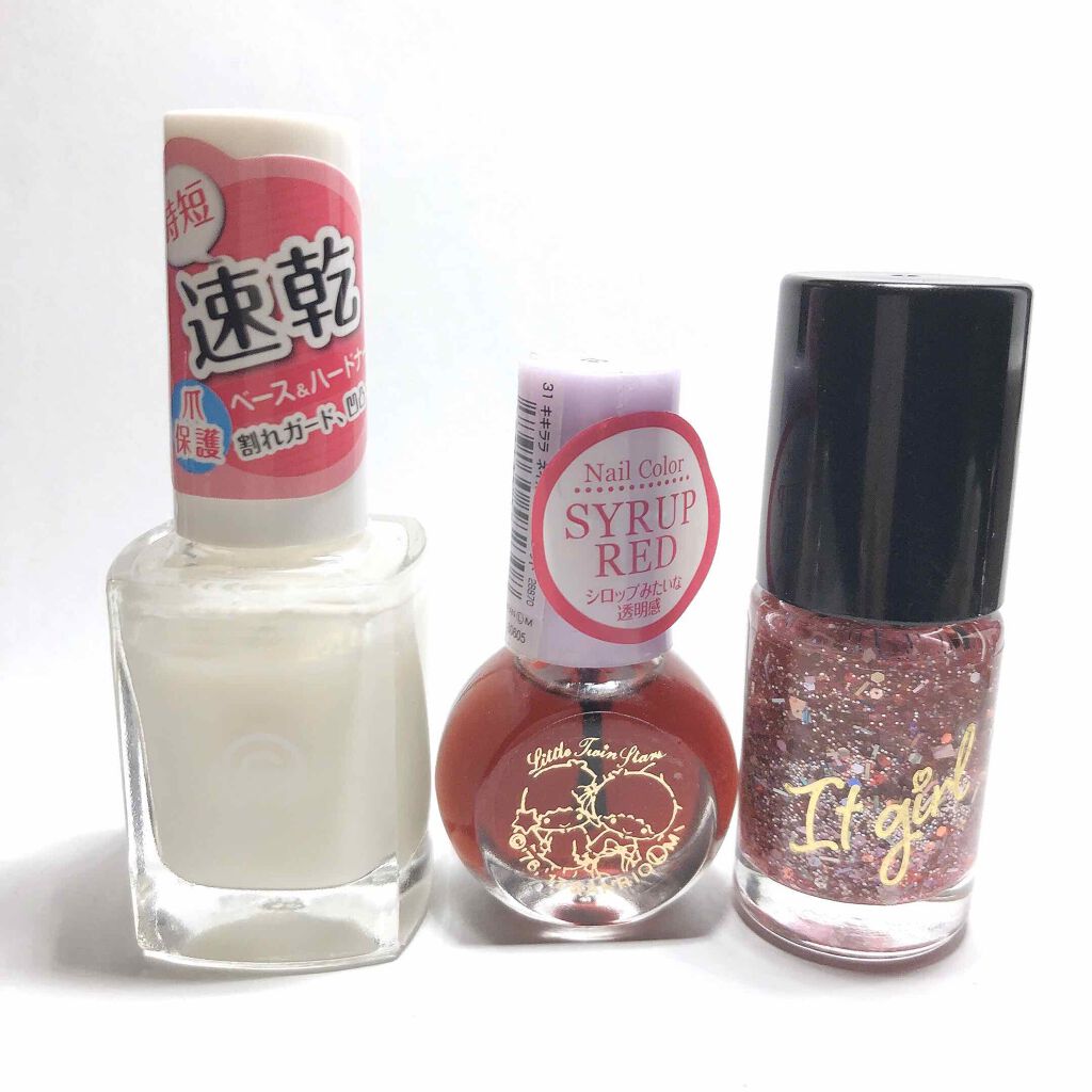 AC クイックドライベース＆ハードナー/AC MAKEUP/ネイルベースコートを使ったクチコミ（2枚目）