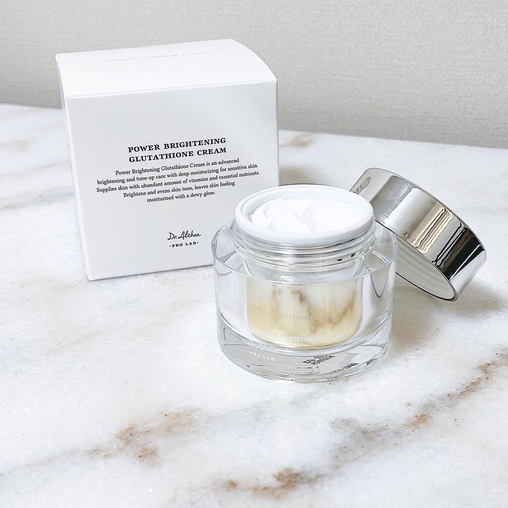 パワーブライトニング グルタチオンクリーム/Dr.Althea/フェイスクリームを使ったクチコミ（1枚目）
