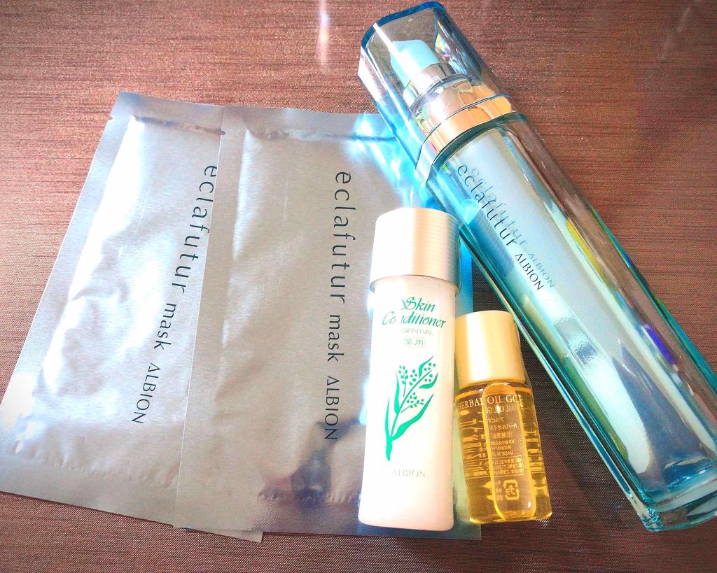 ALBION エクラフチュール dのクチコミ「
#アルビオン #ALBION
エクラフチュールd スペシャルケアキット


使ってみたかった.....」（1枚目）