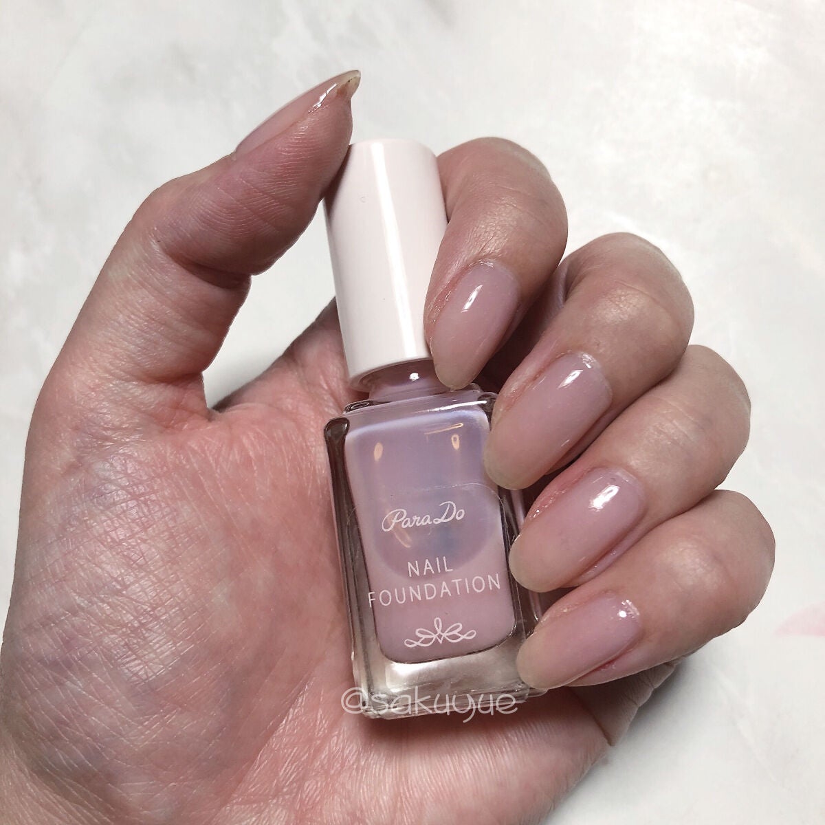 ネイルファンデーション/パラドゥ/マニキュアを使ったクチコミ(1枚目)