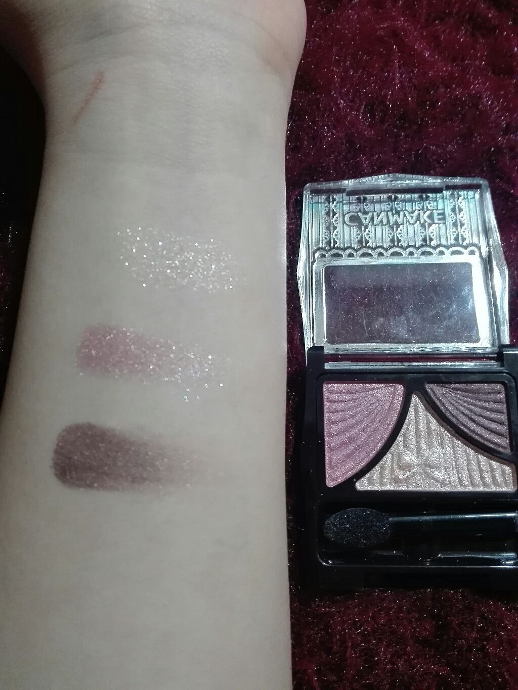 ジューシーピュアアイズ/キャンメイク/アイシャドウパレットを使ったクチコミ(2枚目)