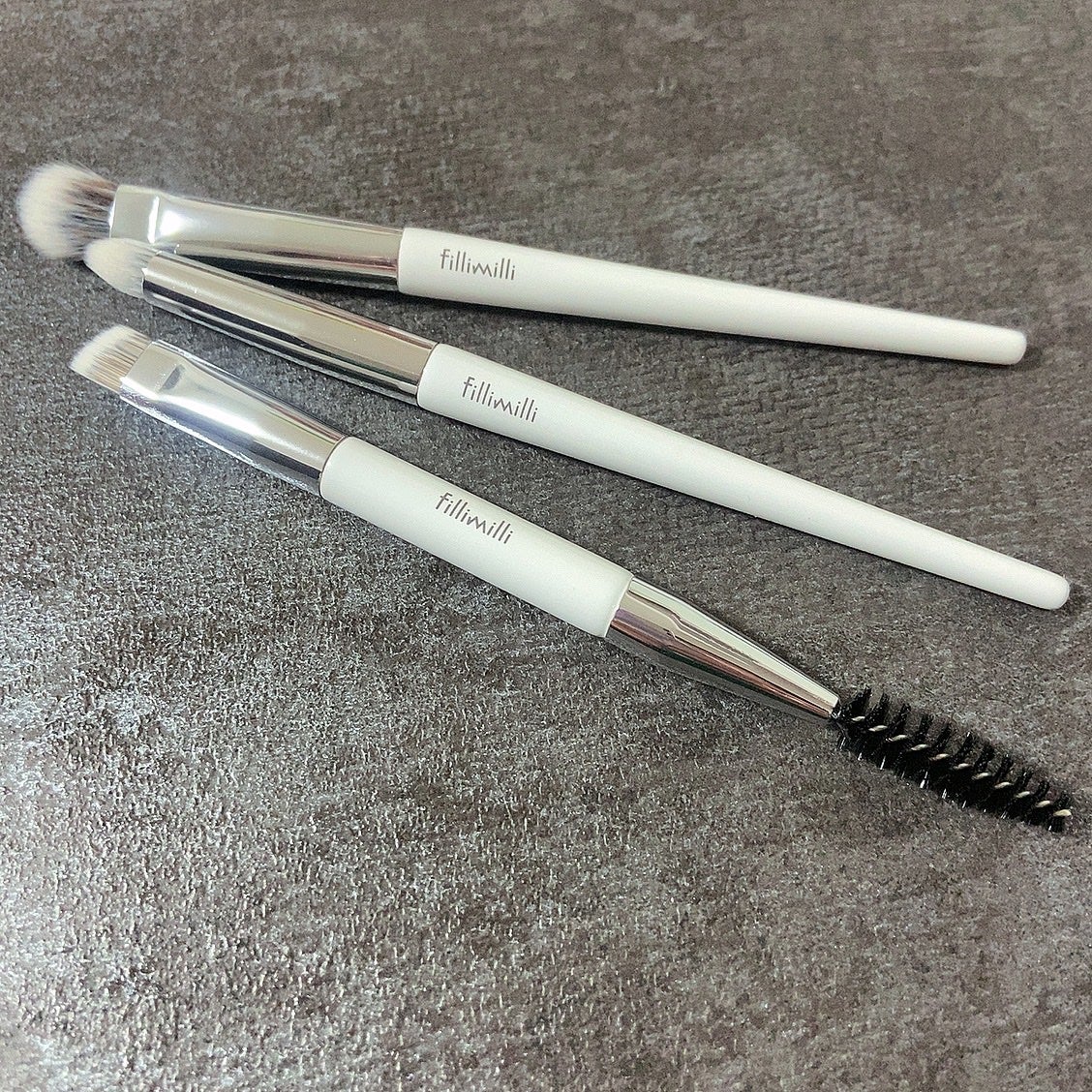 MINI MAKE UP BRUSH SET /fillimilli/メイクブラシを使ったクチコミ(5枚目)