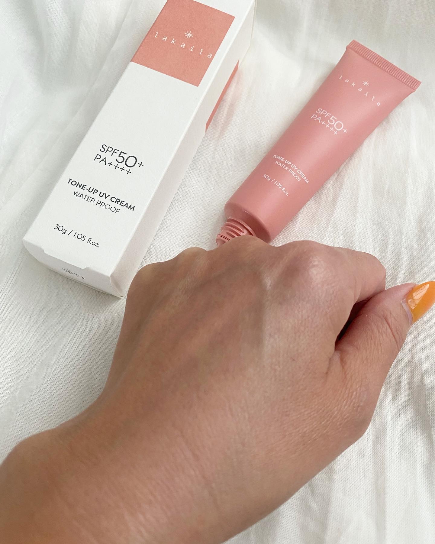  lakaila トーンアップUVクリーム/lakaila /日焼け止めクリームを使ったクチコミ（3枚目）