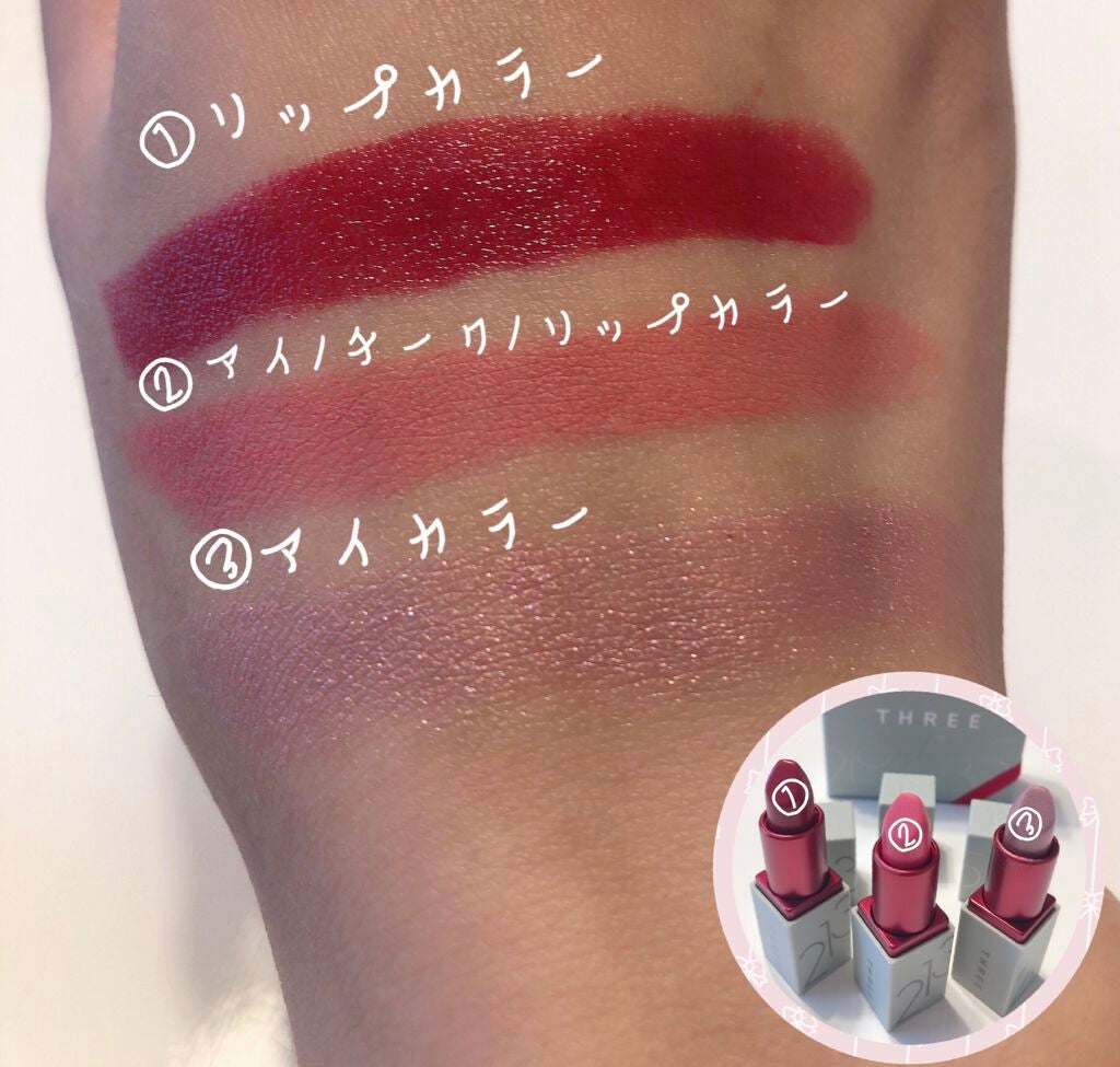 ファインドユアシークレットナンバー ボックス/THREE/メイクアップキットを使ったクチコミ(2枚目)