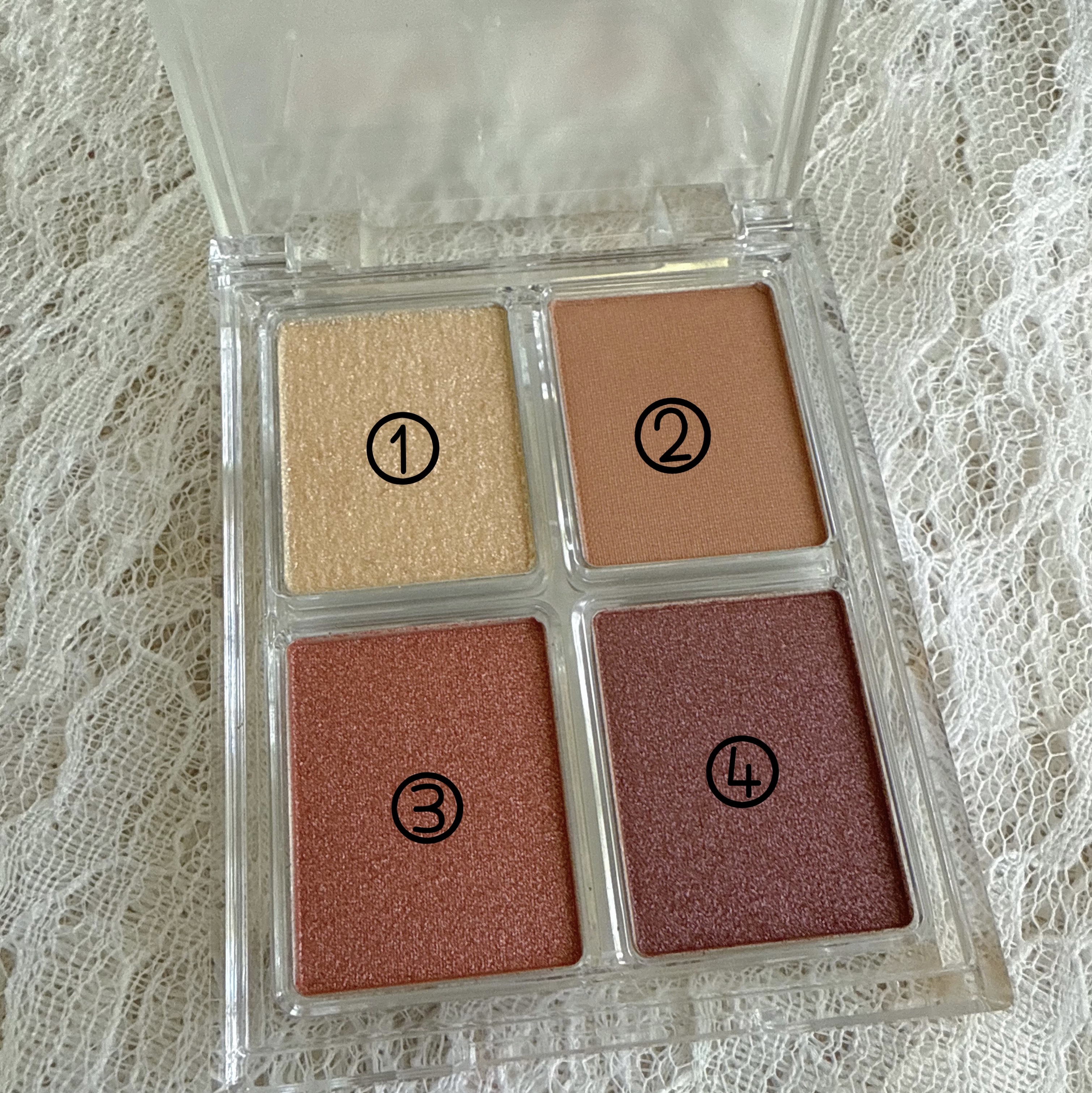 イロミッケ 4色アイシャドウパレット/iromikke/アイシャドウパレットを使ったクチコミ（3枚目）