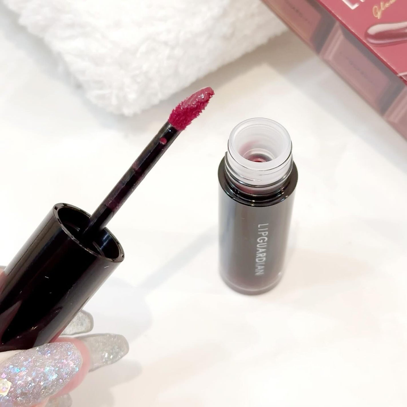 グロウラッピングティント/LIPGUARDIAN/リップティントを使ったクチコミ(4枚目)