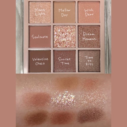 KEYBO FALL IN LOVE SHADOW PALETTE/keybo/アイシャドウパレットを使ったクチコミ(2枚目)