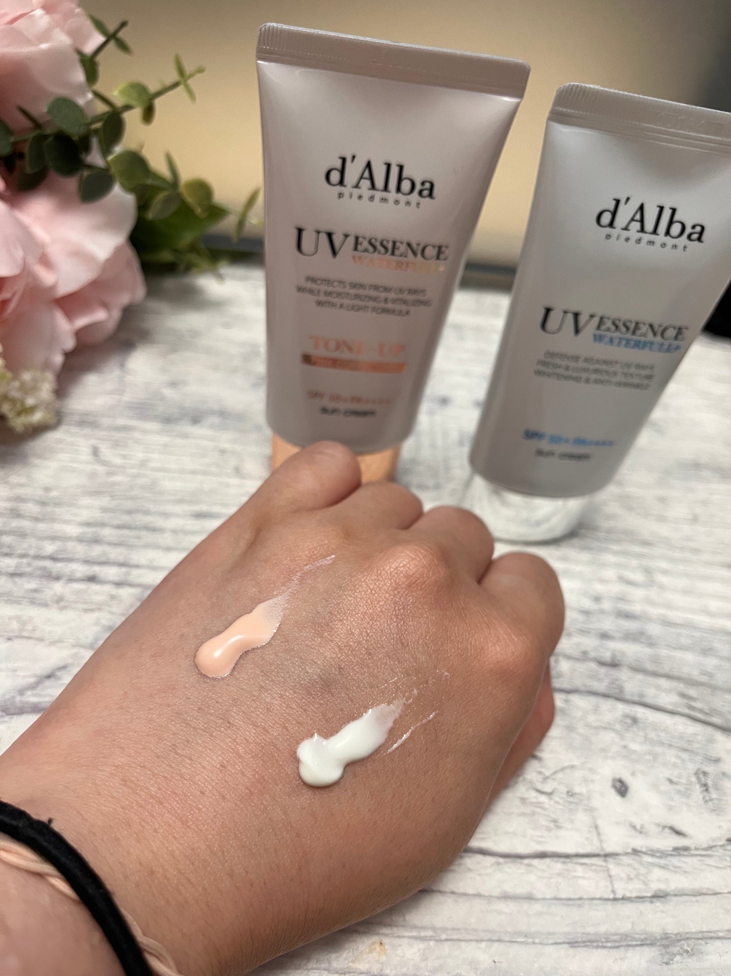 しろこ on LIPS 「みずみずしいサンクリームダルバのウォータフルエッセンスサンクリ..」(2枚目)